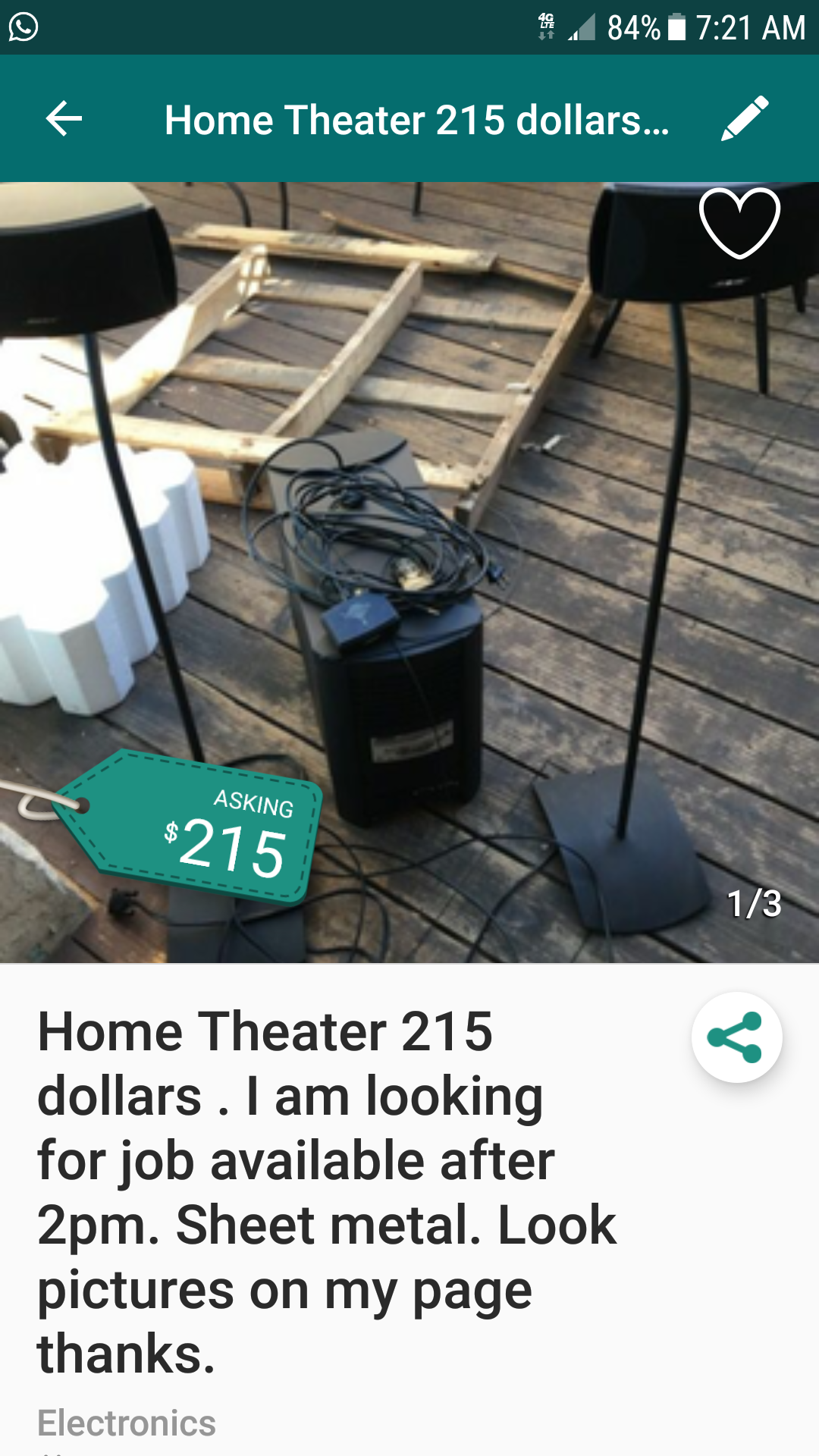Bose home theater cinemate 200 dollars
