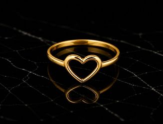 14kt Gold Heart Ring