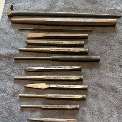 Snap On Tools Punch and Chisels Set - 13 Pieces