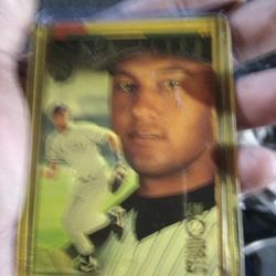 #33 Derek Jeter rookie card