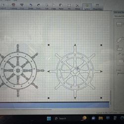 Boat Helm Decal