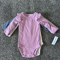 NEW Set Of 4 Carter 6 M Bodysuits 