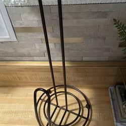 Matte Black Paper Towel Holder 