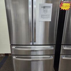Profile 28.7 cu. ft. 4-Door French Door Refrigerator in Stainless Steel with Dual-Dispense Autofill Pitcher
