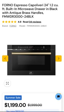 Forno Espresso Capoliveri 24in Microwave
