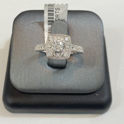 14K Vintage Style Diamond Ring 1.25ct