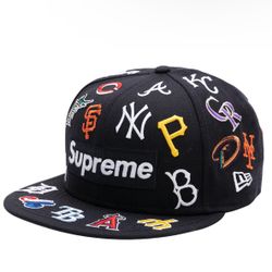 MLB x Supreme Box Logo 7 1/2 59Fifty New Era Hat Fitted Cap