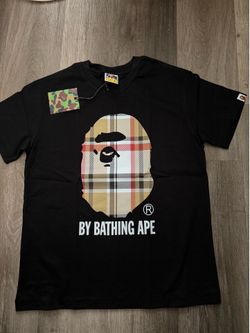 bape/burberry tee - small , med , & large available