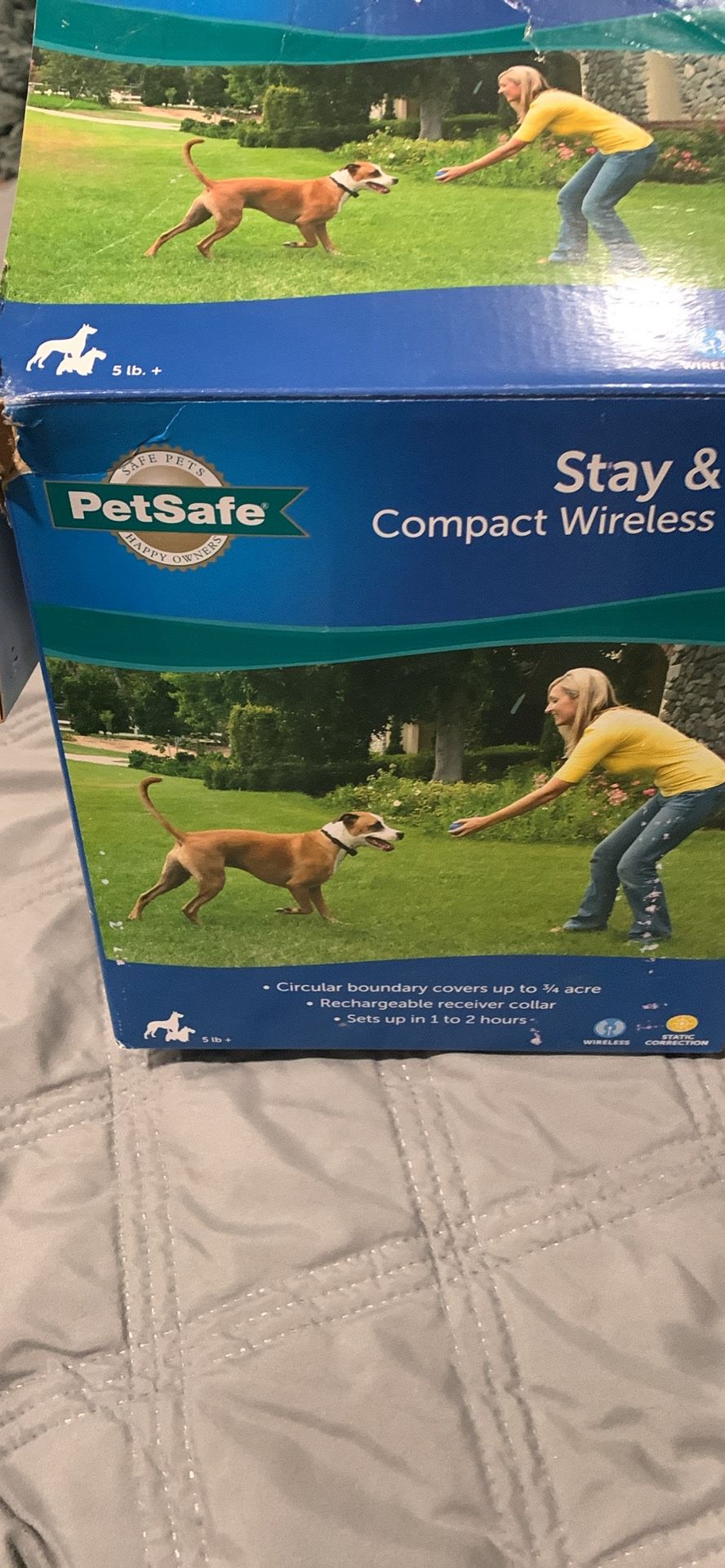 For 2 Dogs Value 650$  PetSafe® Stay & Play® Compact Wireless Fence
