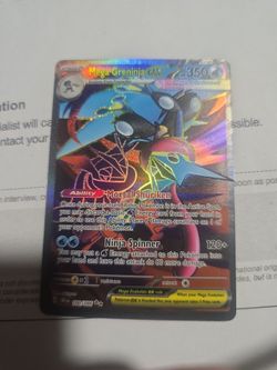 Mega greninja EX (Mortal Shuriken ability)