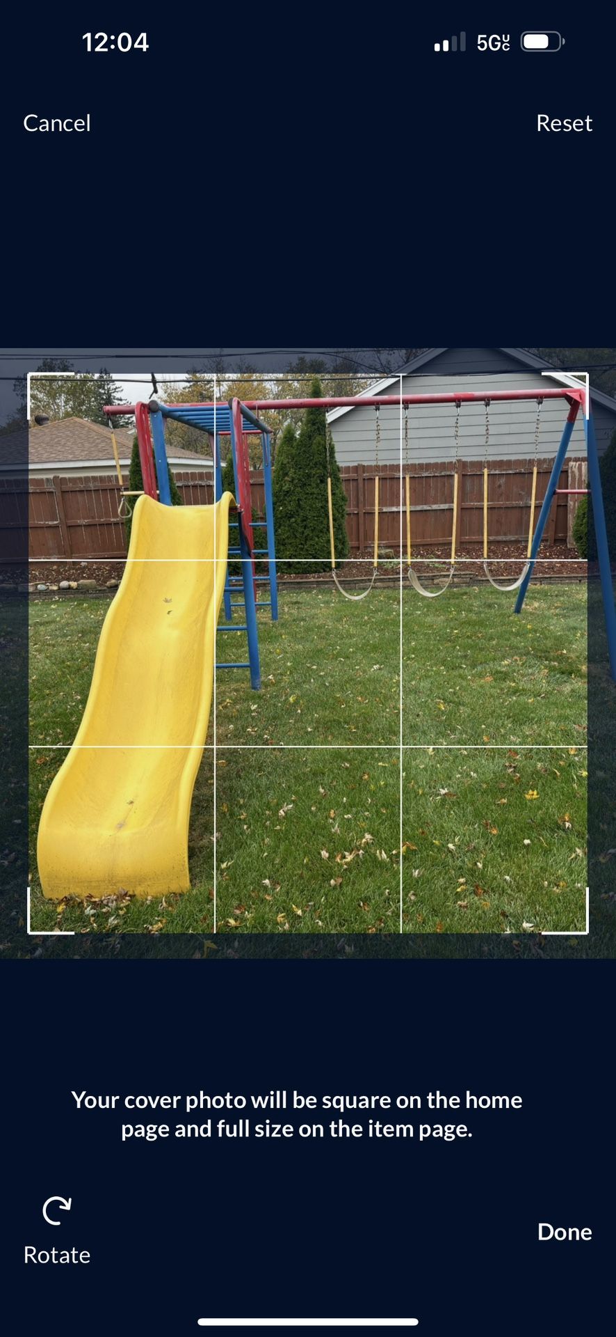 Lifetime Swing Set
