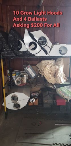 10 HPS Hoods And 4 Ballasts