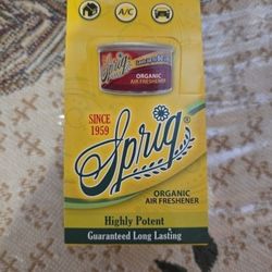 Sprig Air Freshner Can Black 4 Pack