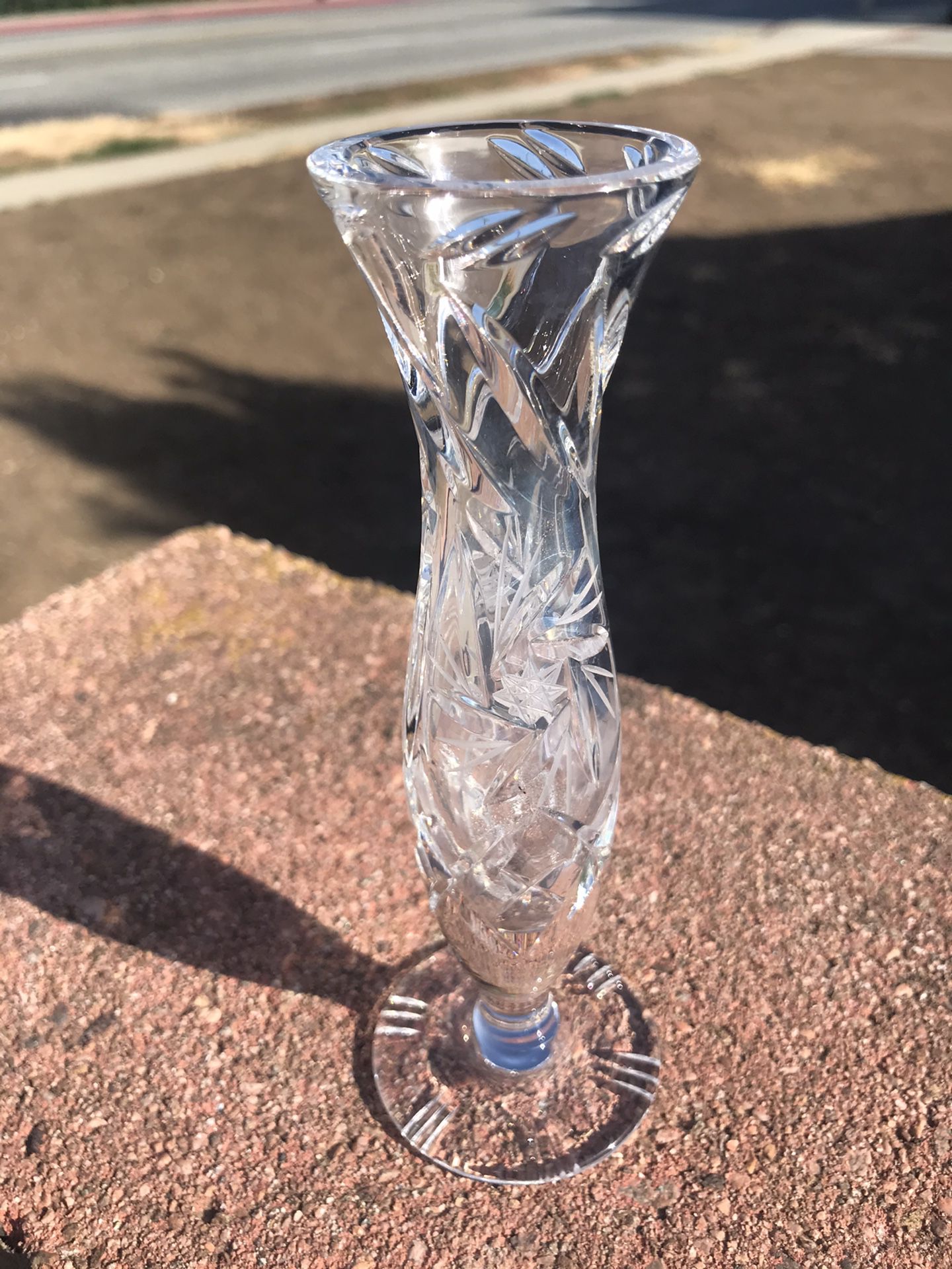 Crystal Bud Vase. Small. Used