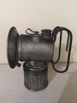 Justrite carbide miners lamp