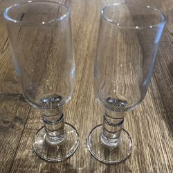 2 Wine Glasses