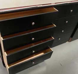 Black 6 Drawer