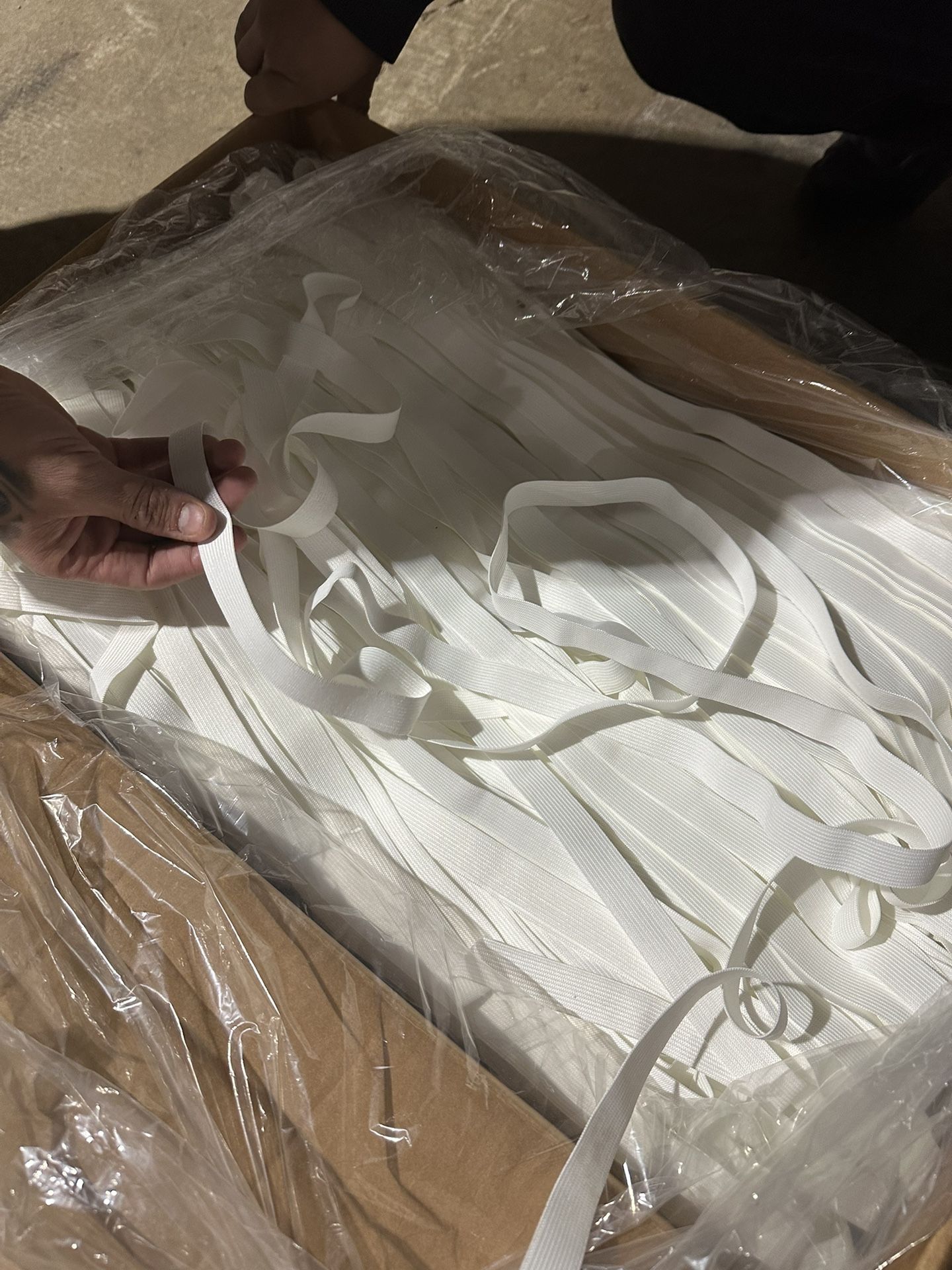 Flat Elastic 3/4 White 1500 YDS