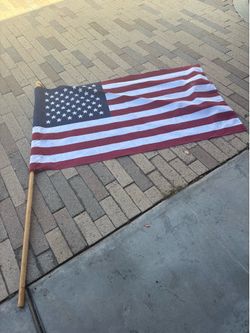 American Flag w/ Pole