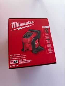 4th of July Sale Shop Milwaukee M12 12-Volt Lithium-Ion Cordless Electric Portable Inflator (Tool-Only)