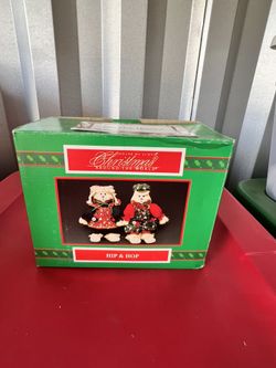 Vintage Christmas Bunnies