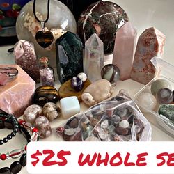 $25 Whole Set crystals/Gemstones