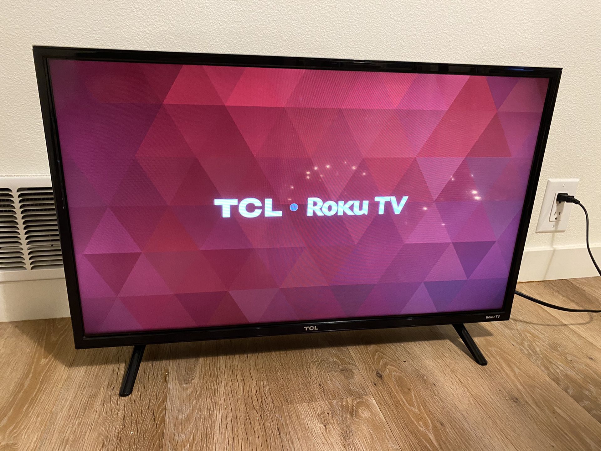 32 inch brand new TCL tv with roku included.