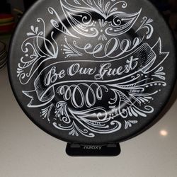 Beauty And The Beast Dinnerware Chalkboard Finish