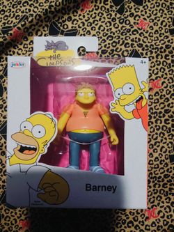 The Simpsons Barney 2.5 In Figure Jakks Pacific