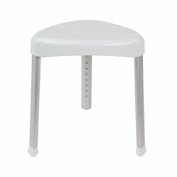 VMS Shower Stool - 300 Lbs Capacity, Adjustable Height