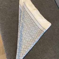 Silk Monogram Burberry Scarf 