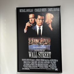 Quality Movie Canvas Wood Frame Poster