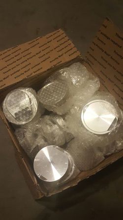 Forged pistons paper weights