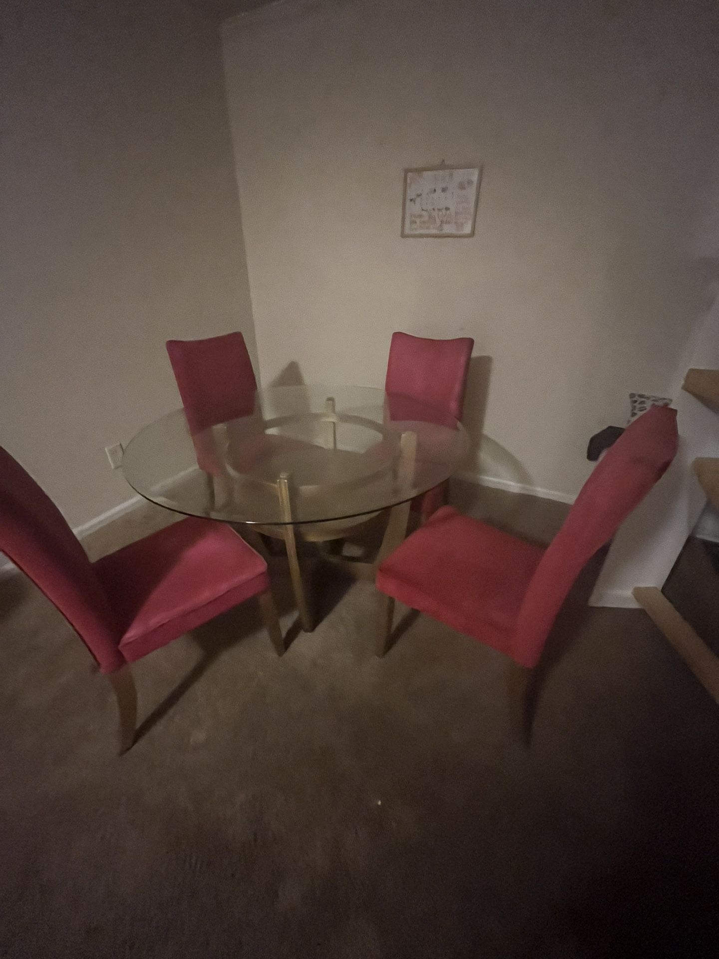 Glass Table Chairs Included 