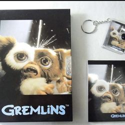 The Gremlins diary set includes a hard bound diary with Lock And Keys 
