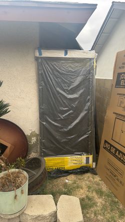 36 in. x 80 in. Adjustable Fit Steel Sliding Patio Screen Door