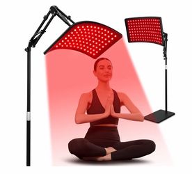 Red infrared light lamp with stand