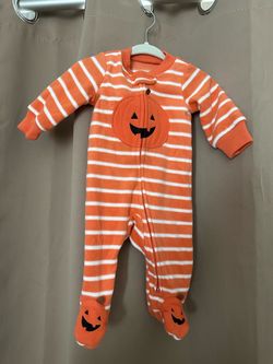 Baby pumpkin onesie