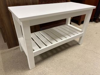 IKEA Hemnes White Entryway Bench