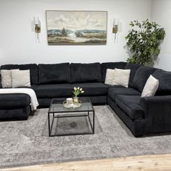 Large Living Spaces Sectional Couch - Delivery Available 