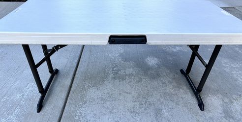 Outdoor Folding Table Adjustable Height