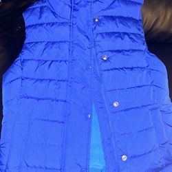 Gap Blue Puffer Vest 