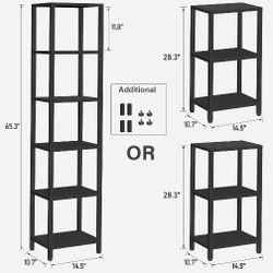 1 Bookshelf Or 2 End Table