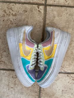 Nike AF1 Low Pastel Reveal Womens Size 8.5