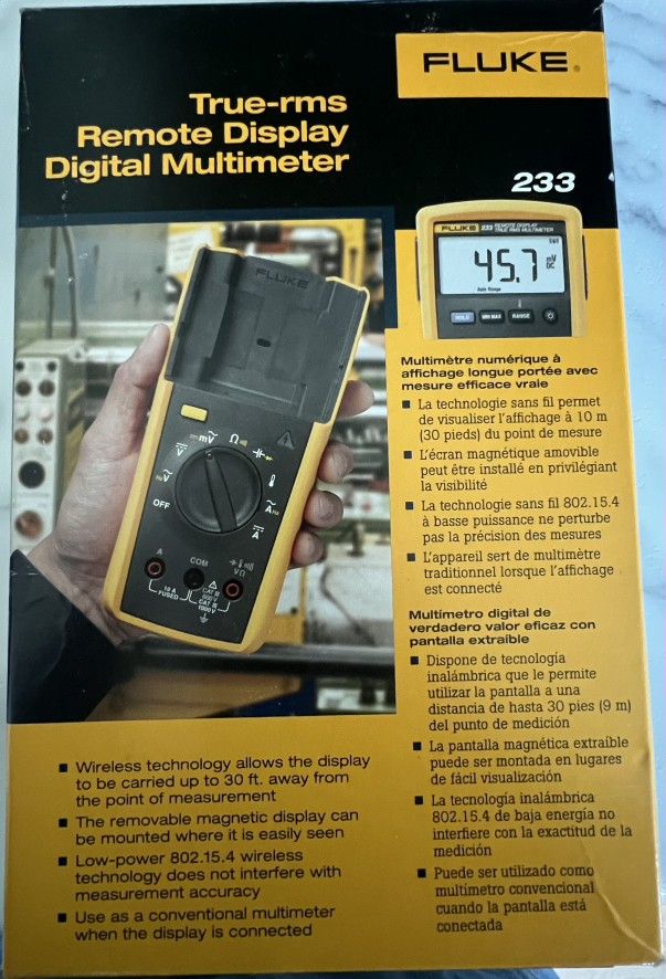 Fluke True-rms Remote Display Digital Multimeter