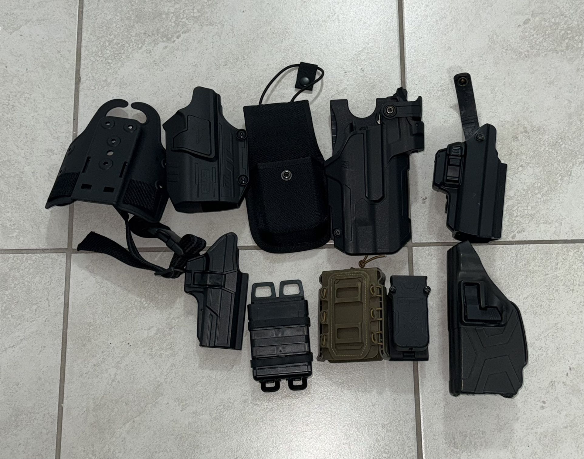 Firearm Holsters Identification and Retention Levels/ Please Read Description