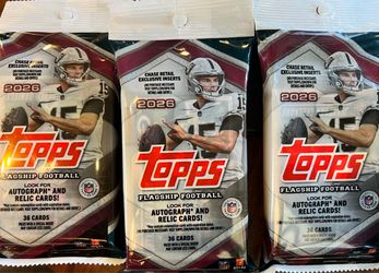 2026 Topps Flagship Football Fat Packs