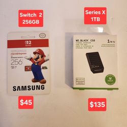Series X  Switch 2 Gaming Accessories  New Sealed  Check Prices In Photos Available Today