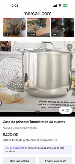Tamalera de 40 Cuartos
