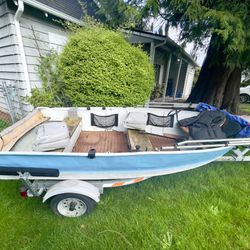 12ft Aluminum Boat And Trailer 